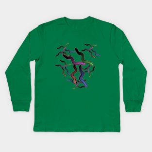 Snakes Kids Long Sleeve T-Shirt